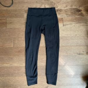 LULULEMON in movement tights in black